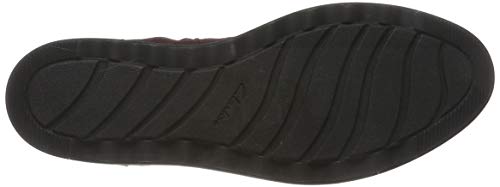 Clarks Sharon Hop, Botas Modelo Chukka Mujer, Marrón Burgundy, 39 EU