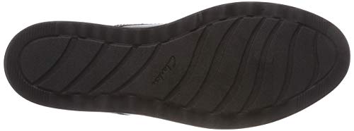 Clarks Sharon Noel, Zapatos de Cordones Derby Mujer, Plateado (Gun Metal Lea), 37.5 EU