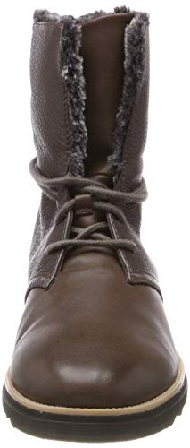 Clarks Sharon Pearl, Botines Mujer, Gris (Taupe Leather), 38 EU