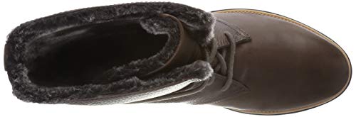 Clarks Sharon Pearl, Botines Mujer, Gris (Taupe Leather), 38 EU