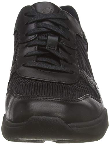 Clarks Sift Lace, Zapatillas Mujer, Negro (Black Snake Black Snake), 38 EU
