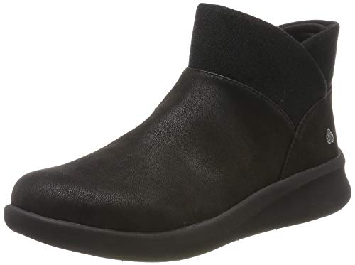 Clarks Sillian2.0dusk, Botas Slouch Mujer, Negro (Black Black), 36 EU