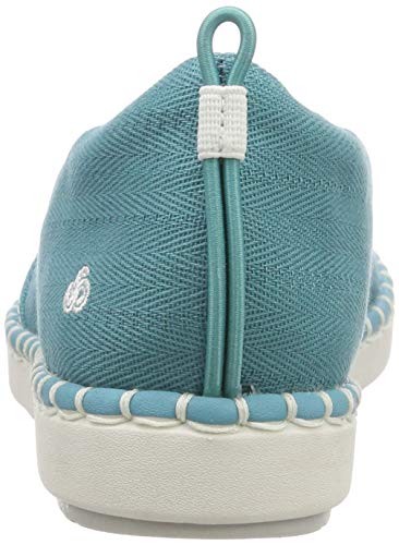 Clarks Step Glow Slip, Bailarinas Mujer, Azul (Aqua-), 36 EU