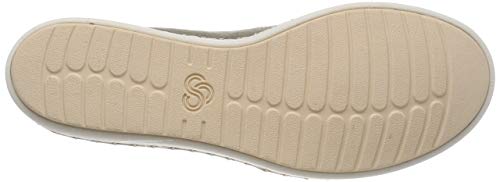Clarks Step Glow Slip, Zapatillas sin Cordones Mujer, Beige (Olive Olive), 36 EU