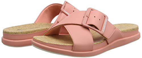 Clarks Step Juneshell, Sandalias Punta Cerrada Mujer, Beige (Coral Coral), 37.5 EU