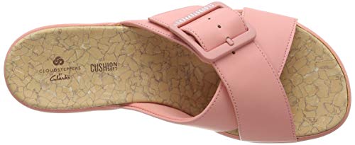 Clarks Step Juneshell, Sandalias Punta Cerrada Mujer, Beige (Coral Coral), 37.5 EU