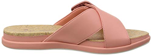 Clarks Step Juneshell, Sandalias Punta Cerrada Mujer, Beige (Coral Coral), 37.5 EU