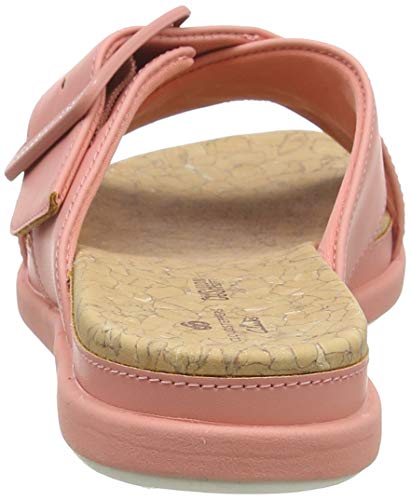 Clarks Step Juneshell, Sandalias Punta Cerrada Mujer, Beige (Coral Coral), 38 EU