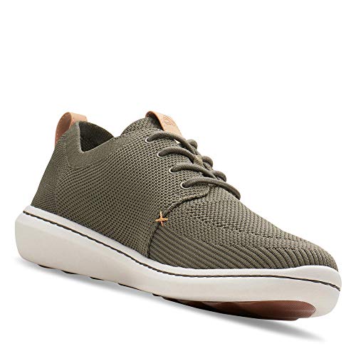 Clarks Step Urban Mix, Zapatillas Hombre, Verde Khaki, 42 EU