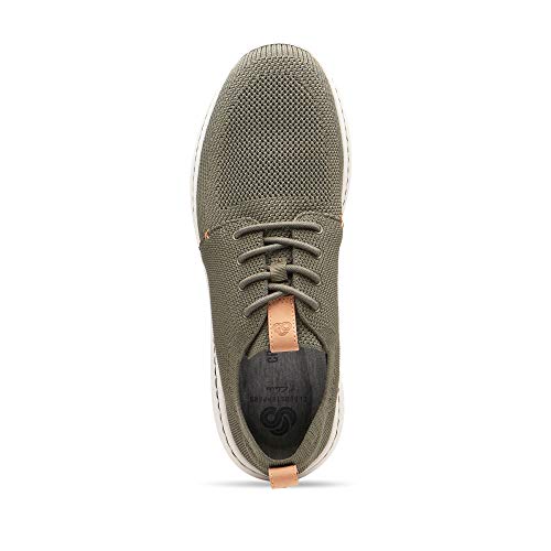 Clarks Step Urban Mix, Zapatillas Hombre, Verde Khaki, 42.5 EU