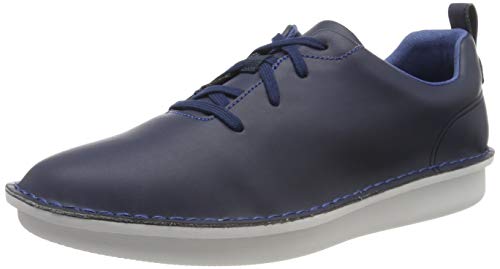 Clarks Step Welt Free, Zapatillas Hombre, Azul Marino, 46 EU