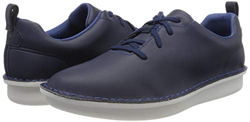 Clarks Step Welt Free, Zapatillas Hombre, Azul Marino, 46 EU