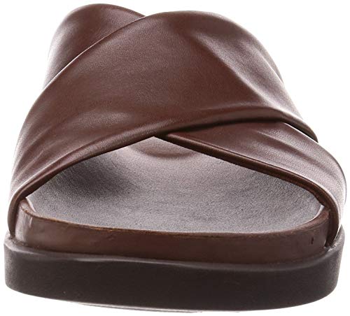 Clarks Sunder Cross, Sandalias Punta Cerrada Hombre, Marrón (British Tan Lea British Tan Lea), 43 EU
