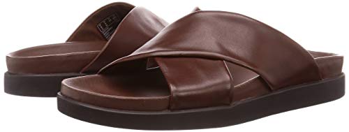 Clarks Sunder Cross, Sandalias Punta Cerrada Hombre, Marrón (British Tan Lea British Tan Lea), 43 EU