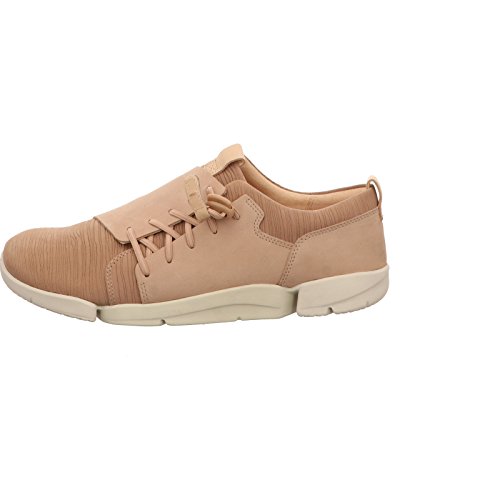 Clarks Tri Camilla, Zapatillas para Mujer, Beige (Sand Combi), 41 EU