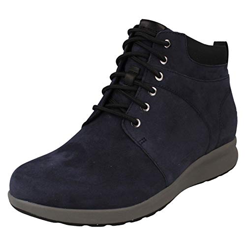 Clarks Un Adorn Walk Botines Mujer, Azul (Navy Nubuck Navy Nubuck), 40 EU