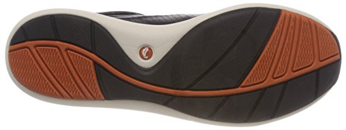 Clarks Un Cruise Lace, Zapatos de Cordones Derby para Mujer, Negro (Black Leather), 38 EU