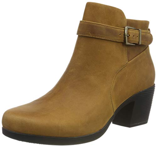Clarks Un Lindel Lo, Botines Mujer, Marrón (Dark Tan Oily Dark Tan Oily), 39 EU