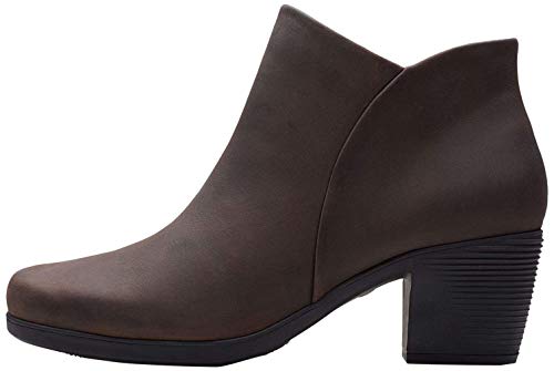 Clarks Un Lindel Zip, Botines Mujer, Marrón (Brown Oily Brown Oily), 39.5 EU
