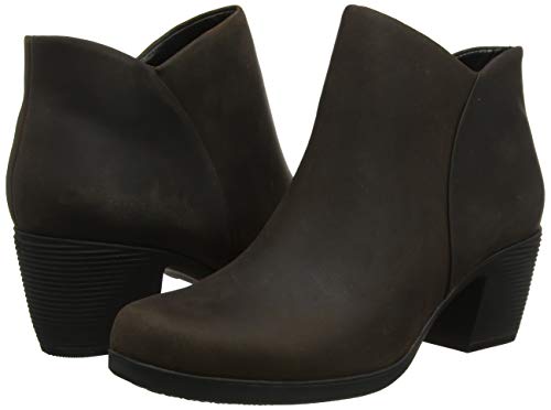 Clarks Un Lindel Zip, Botines Mujer, Marrón (Brown Oily Brown Oily), 41 EU