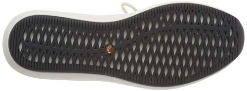 Clarks Un Rio Lace, Zapatos de Cordones Derby Mujer, Blanco (White Leather-), 39 EU