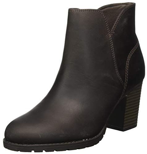 Clarks Verona Trish, Botas Cortas al Tobillo Mujer, Cuero Taupe, 39 EU