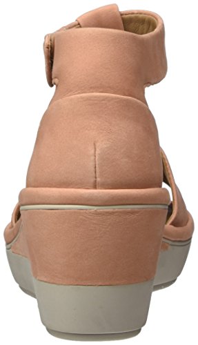 Clarks Wynnmere Avah, Sandalia con Pulsera Mujer, Naranja (Peach Nubuck), 40 EU