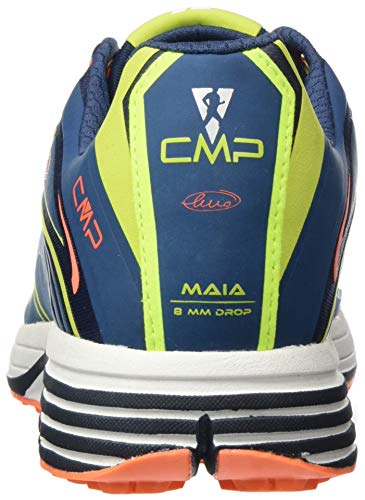 CMP – F.lli Campagnolo Maia Shoes, Zapatillas de Trail Running Hombre, Plutone Energy 15ne Multicolor, 42 EU