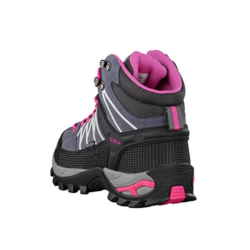 CMP Rigel - Zapatillas de senderismo Mujer, Gris (Grey-Fuxia-Ice 103Q), 36 EU