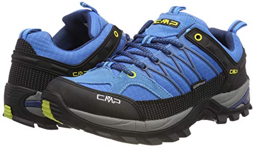 CMP Rigel, Zapatos de Low Rise Senderismo Hombre, Turquesa (Indigo-Marine 02lc), 43 EU