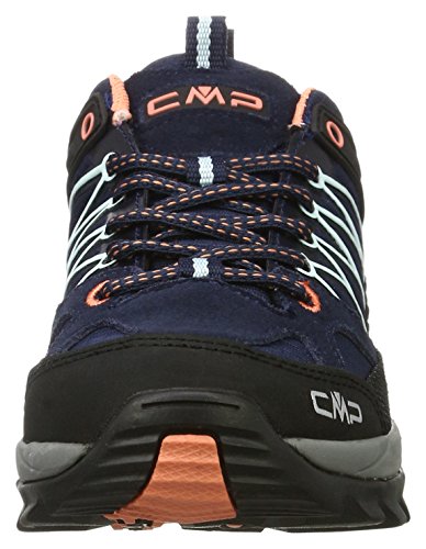 CMP Rigel, Zapatos de Low Rise Senderismo Mujer, Azul (B.Blue-Giada-Peach), 39 EU