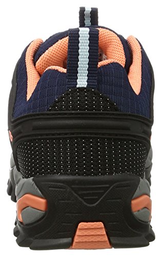 CMP Rigel, Zapatos de Low Rise Senderismo Mujer, Azul (B.Blue-Giada-Peach), 39 EU