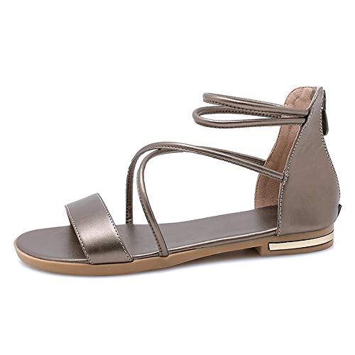 COCEY - Sandalias de Verano para Mujer, Color Negro, Talla 44 EU