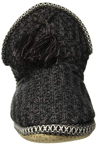 COFACE acogedora cabaña para Mujer con pompón Calientes gestrickte Zapatillas Maletero TPR Plantillas innengefüllt Zapato en 5 Colores