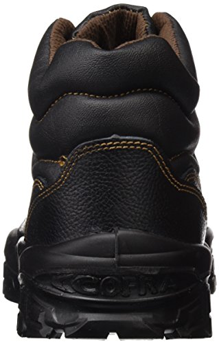 Cofra 40-NT210000-39 - Seguridad Botas S3 Src Nueva Reno Uk Tecno Seguridad altos zapatos, Negro, Cuero, Tamaño 39