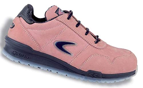 Cofra 78500-006 - Zapatos de seguridad para mujer rosa talla 38