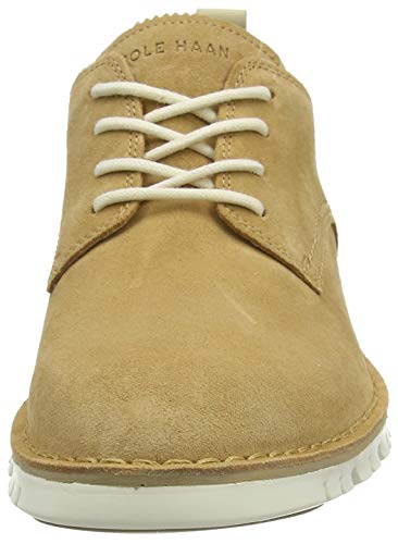 Cole Haan Zerogrand Stitchout Oxford, Zapatos de Cordones Derby Hombre, Beige (Amphora Suede/Ivory Amphora Suede/Ivory), 45 EU