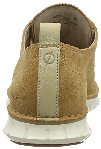 Cole Haan Zerogrand Stitchout Oxford, Zapatos de Cordones Derby Hombre, Beige (Amphora Suede/Ivory Amphora Suede/Ivory), 45 EU