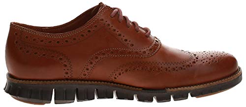 Cole Haan Zerogrand Wingtip, Zapatos de Cordones Oxford para Hombre, (British Tan Leather/Java British Tan/Java), 42 EU