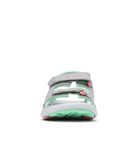Columbia Childrens TECHSUN Vent, Sandalias, Gris (Steam, Coral Bloom 088), 28 EU