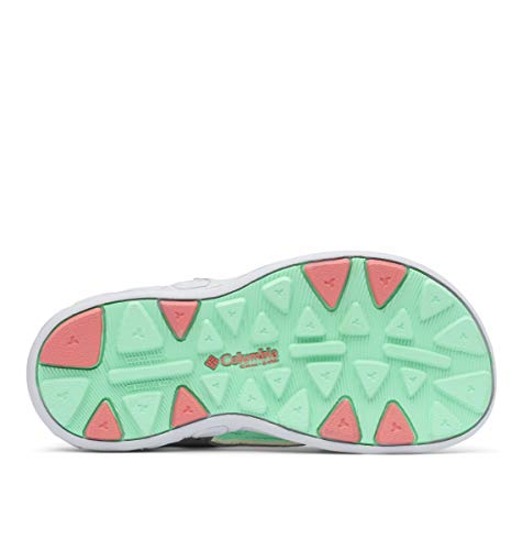Columbia Childrens TECHSUN Vent, Sandalias, Gris (Steam, Coral Bloom 088), 28 EU