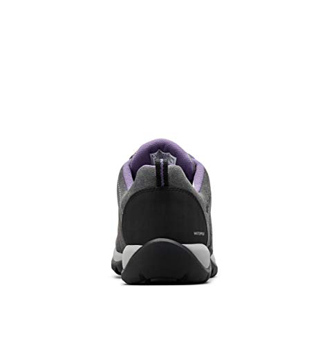 Columbia FIRE VENTURE S II Zapatos de senderismo impermeables para mujer, Gris(Titanium MHW, Plum Purple), 37 EU