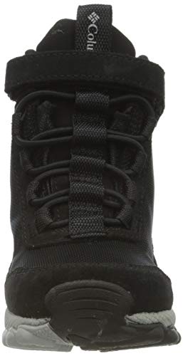 Columbia Flow Borough Zapatillas deportivas de caña alta para niños, Negro(Black, Steam), 27 EU