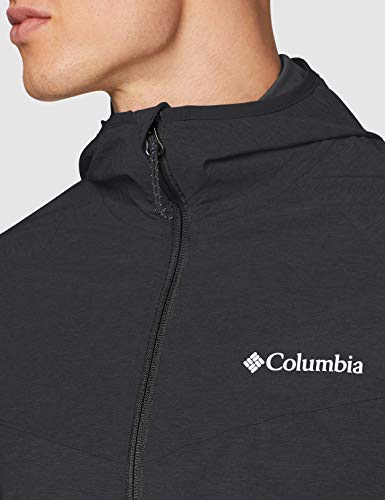 Columbia Heather Canyon, Chaqueta Softshell, Hombre, Negro (Black), XL