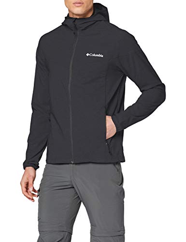 Columbia Heather Canyon, Chaqueta Softshell, Hombre, Negro (Black), XL