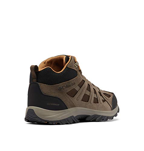 Columbia Redmond III Mid Waterproof, Zapatillas para Caminar Hombre, Alce cordobés, 46 EU