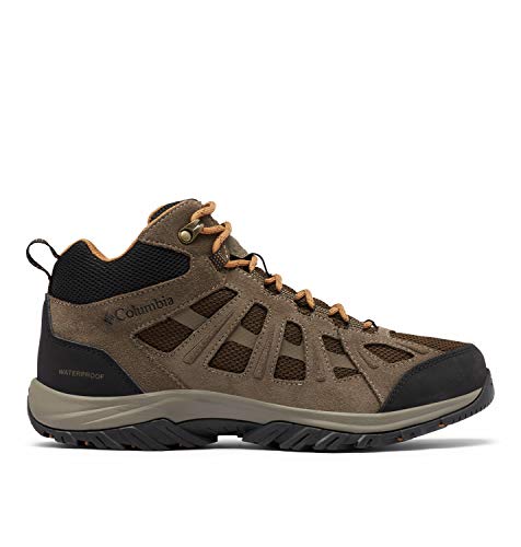 Columbia Redmond III Mid Waterproof, Zapatillas para Caminar Hombre, Alce cordobés, 46 EU
