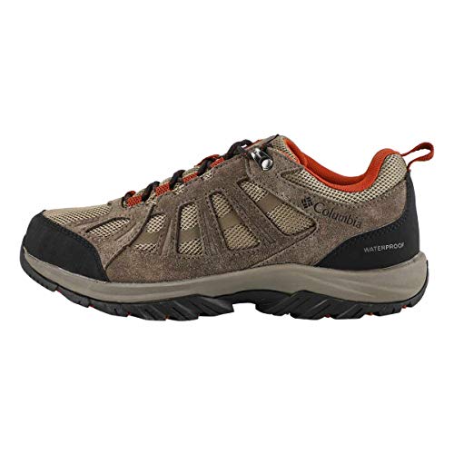 Columbia Redmond III Waterproof, Zapatillas para Caminar Hombre, Siena Oscuro, 43 EU