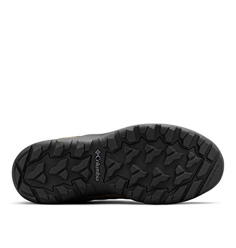 Columbia Redmond V2, Zapatillas de Senderismo Impermeables Mujer, Marrón, Rojo (Pebble, Beet), 36.5 EU