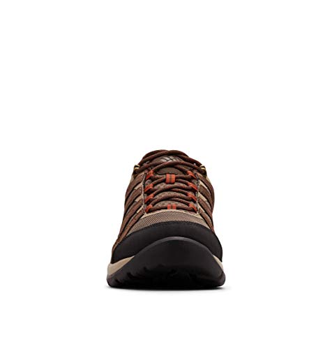 Columbia Redmond V2, Zapatos de Senderismo Impermeables Hombre, Marrón (Mud, Dark Adobe), 44 EU
